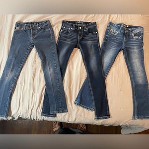 Bedazzled Girls Jeans Lot